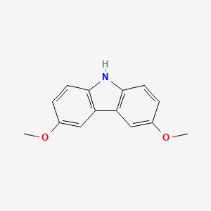 Chemical structure of 3,6-Dimethoxy-9H-carbazole