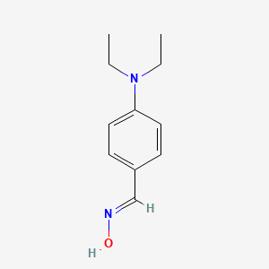 Chemical structure of 4-Diethylaminobenzaldoxime (mixture of isomers)