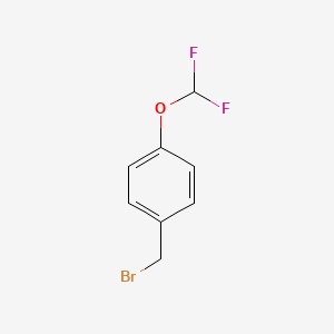 Chemical structure of 4-(Difluoromethoxy)benzyl Bromide