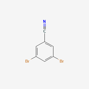 Chemical structure of 3,5-Dibromobenzonitrile
