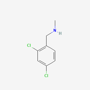 Chemical structure of 2,4-Dichloro-N-methylbenzylamine