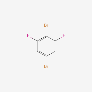 Chemical structure of 2,5-Dibromo-1,3-difluorobenzene