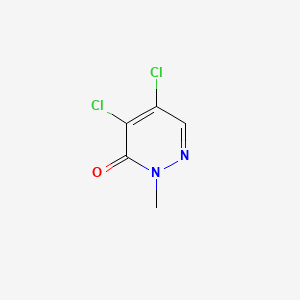 Chemical structure of 4,5-Dichloro-2-methyl-3(2H)-pyridazinone