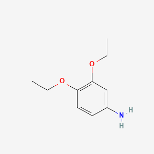 Chemical structure of 3,4-Diethoxyaniline