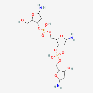 Chemical structure of Deoxyribonucleic Acid Sodium Salt from Salmon Milt