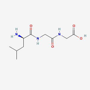 Chemical structure of D-Leucylglycylglycine