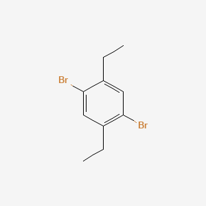 Chemical structure of 1,4-Dibromo-2,5-diethylbenzene