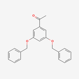 Chemical structure of 3',5'-Dibenzyloxyacetophenone