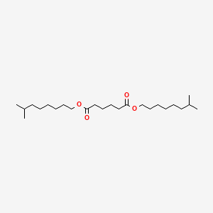 Chemical structure of Diisononyl Adipate (mixture of branched chain isomers)