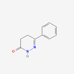 Chemical structure of 4,5-Dihydro-6-phenyl-3(2H)-pyridazinone