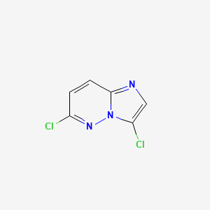 Chemical structure of 3,6-Dichloroimidazo[1,2-b]pyridazine