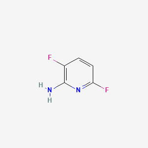 Chemical structure of 3,6-Difluoropyridin-2-amine