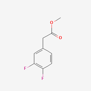 Chemical structure of 3,4-Difluorophenylacetic acid methyl ester