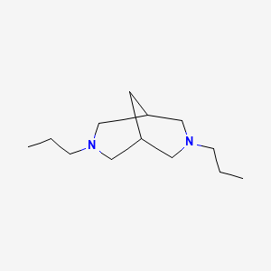 Chemical structure of 3,7-Dipropyl-3,7-diazabicyclo[3.3.1]nonane
