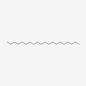 Chemical structure of Eicosane