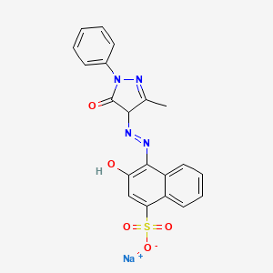 Chemical structure of Eriochrome Red B