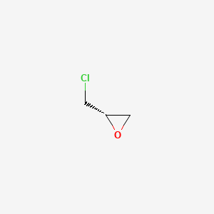 Chemical structure of (+)-Epichlorohydrin