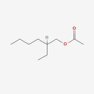 Chemical structure of 2-Ethylhexyl acetate