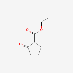 Chemical structure of Ethyl 2-oxocyclopentanecarboxylate
