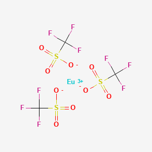 Chemical structure of Europium trifluoromethanesulfonate