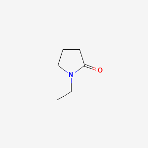 Chemical structure of N-ethyl-2-pyrrolidone