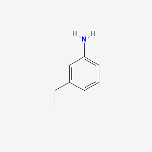 Chemical structure of 3-Ethylaniline