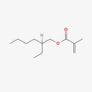 Chemical structure of 2-Ethylhexyl methacrylate
