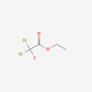 Chemical structure of Ethyl dibromofluoroacetate