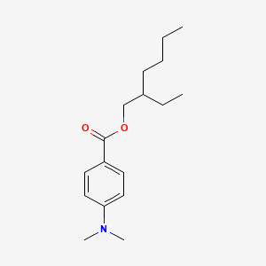Chemical structure of Padimate-O