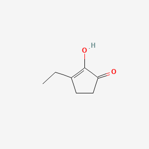 Chemical structure of Ethylcyclopentenolone