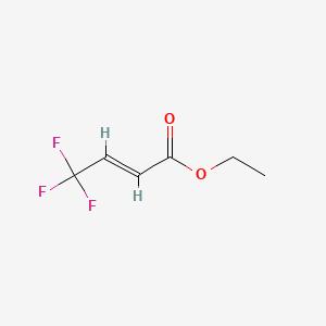 Chemical structure of Ethyl 4,4,4-trifluorocrotonate