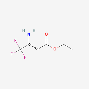 Chemical structure of Ethyl 3-amino-4,4,4-trifluorocrotonate