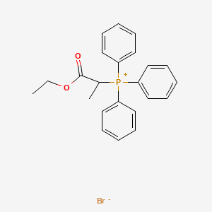Chemical structure of [1-(Ethoxycarbonyl)ethyl]triphenylphosphonium bromide