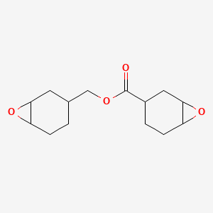 Chemical structure of 3,4-Epoxycyclohexylmethyl 3,4-epoxycyclohexanecarboxylate