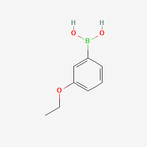 Chemical structure of 3-Ethoxyphenylboronic acid