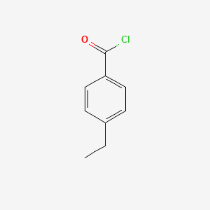 Chemical structure of 4-Ethylbenzoyl chloride