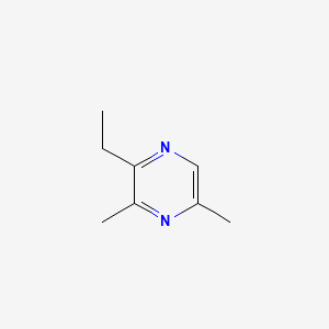Chemical structure of 2-Ethyl-3,5-dimethylpyrazine