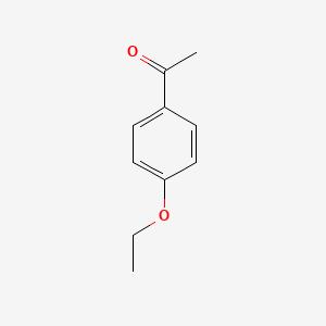 Chemical structure of p-Ethoxyacetophenone