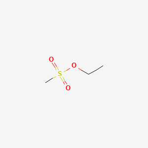 Chemical structure of Ethyl methyl sulfonate