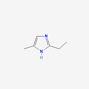 Chemical structure of 2-Ethyl-4-methylimidazole