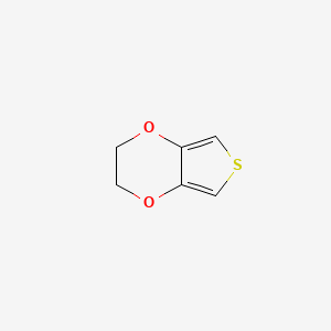 Chemical structure of 3,4-Ethylenedioxythiophene