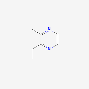 Chemical structure of 2-Ethyl-3-methylpyrazine