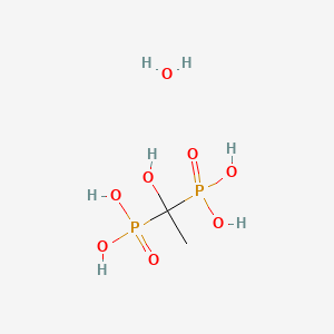 Chemical structure of Etidronic acid monohydrate