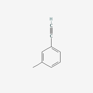 Chemical structure of 3-Ethynyltoluene