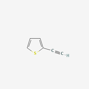Chemical structure of 2-Ethynylthiophene