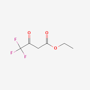 Chemical structure of Ethyl 4,4,4-trifluoroacetoacetate