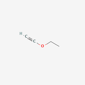 Chemical structure of Ether, ethyl ethynyl