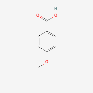 Chemical structure of 4-Ethoxybenzoic acid