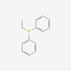 Chemical structure of Ethyldiphenylphosphine