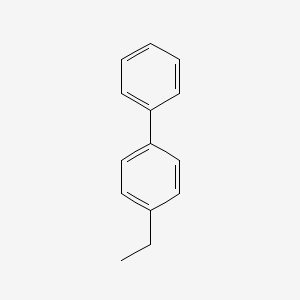 Chemical structure of 4-Ethylbiphenyl